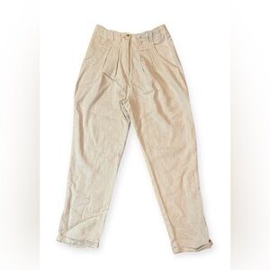 JLUXLABEL Highwaisted Linen Blend Trousers